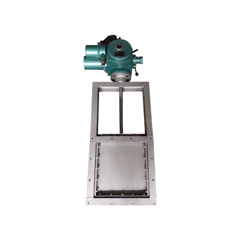 Channel electric sluice gate valve Electric discharge gate valve DN2000