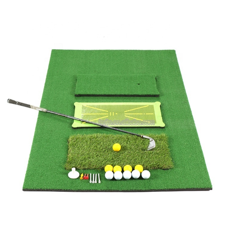 2023 new golf training hitting mats golf driving range practice mat matt golf training mat for swing detection batting