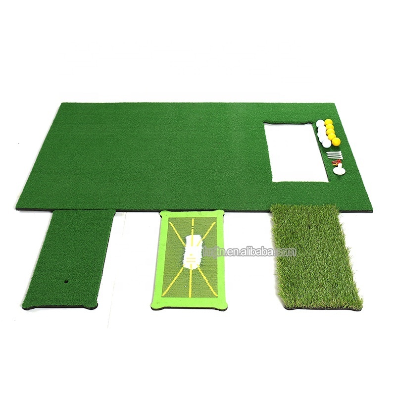 2023 new golf training hitting mats golf driving range practice mat matt golf training mat for swing detection batting