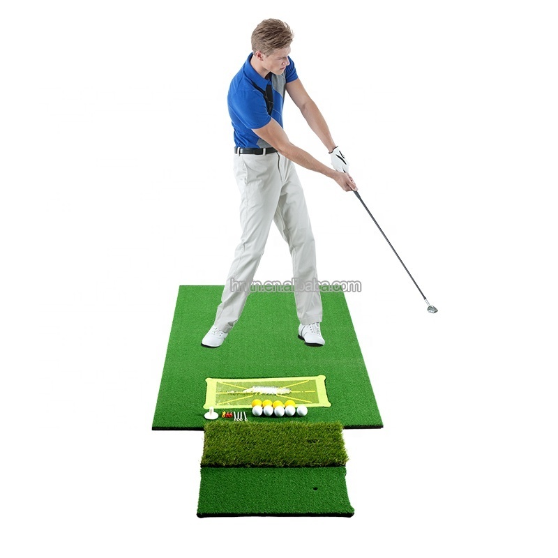 2023 new golf training hitting mats golf driving range practice mat matt golf training mat for swing detection batting