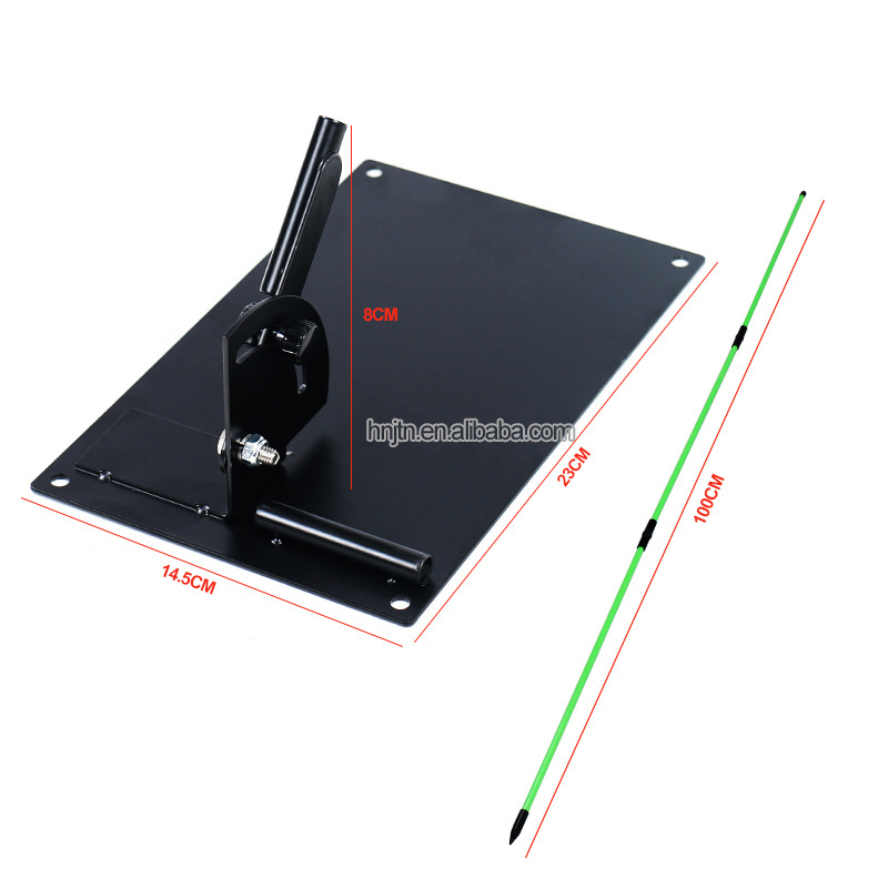 Hot the Swing Plate Golf Training Practice Aid Alignment Stick Holder