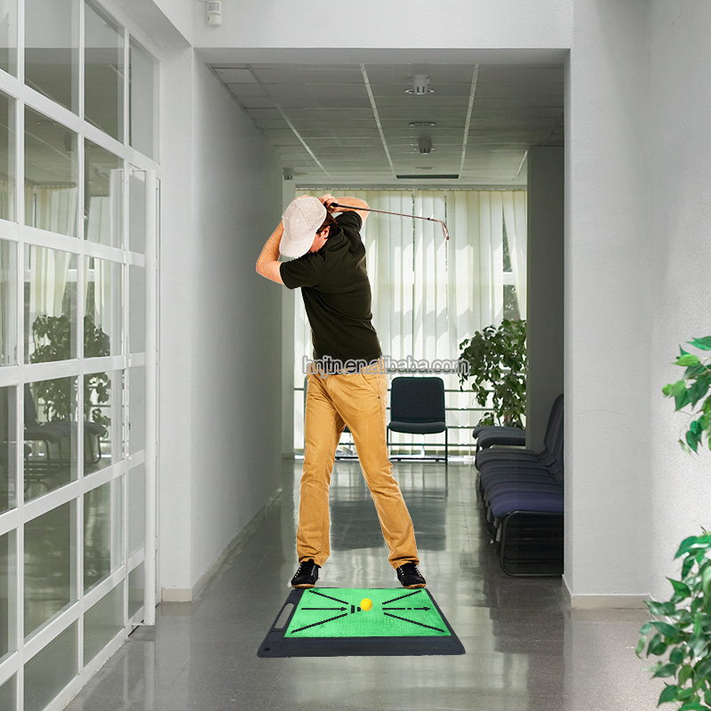 Velvet Golf Practice Mats Golf Swing Tracker mat for Golf Training aid Divot Board for Indoor & Outdoor Practice