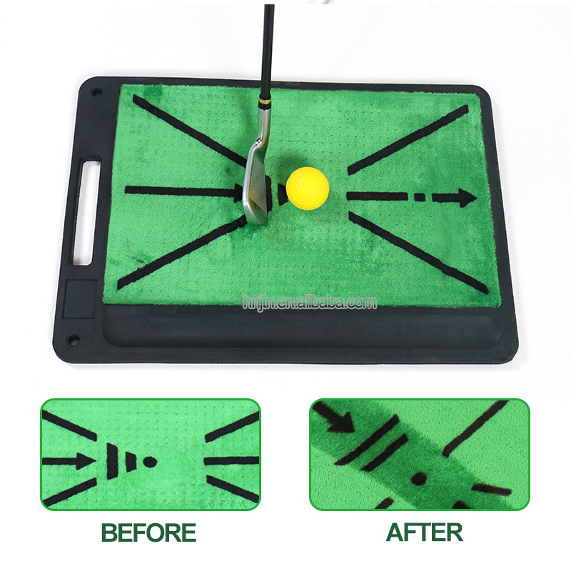 Velvet Golf Training Mat Swing Detection Bating mat Golf Training Aids