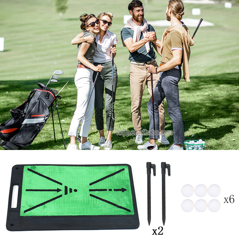 Velvet Golf Training Mat Swing Detection Bating mat Golf Training Aids