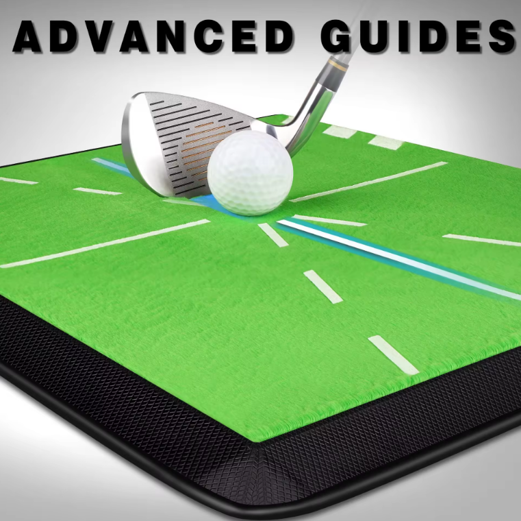 Factory sales Velvet Golf Practice Mats Golf Swing Tracker mat for Golf Training aid Divot Board for Indoor & Outdoor Practice