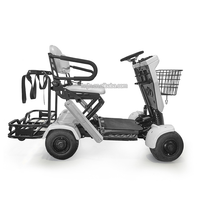 New Products 2 Seater Foldable 4 Wheel Golf Skateboard Scooter Golf Electric Scooter With Golf Cart