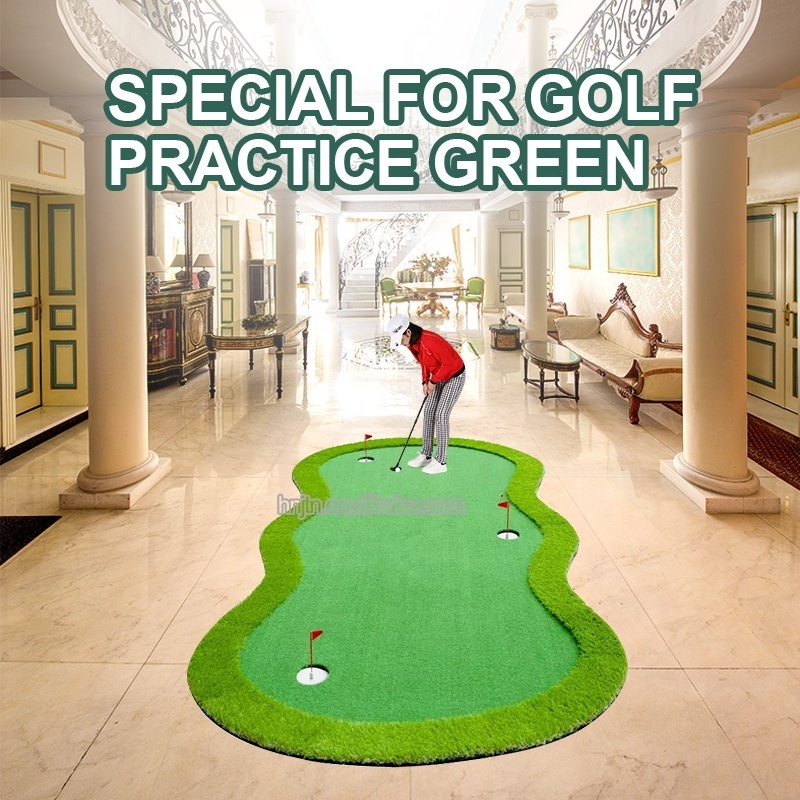 Pro factory mini golf course indoor outdoor golf Game Practice green mat Golf Gifts for sale