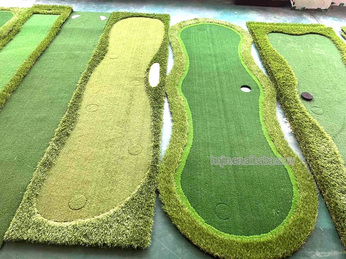 Factory direct custom indoor golf training aids mini golf putting green artificial grass golf course