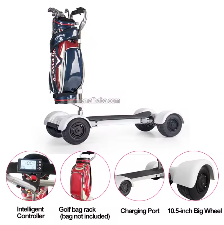 2024 New Dual motor power 3600 wattsGolf Board 4 Wheels Electric Golf Cart