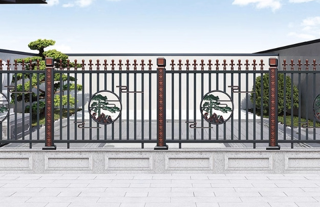 High Quality Metal Indoor Balustrade Wrought Iron Handrail Stair Railing Design Modern Stair Railings From China