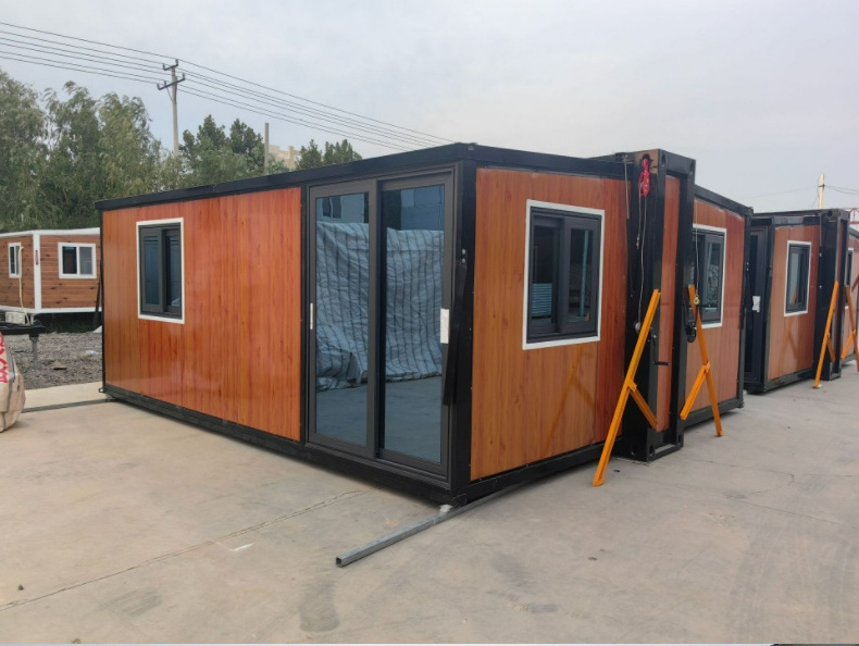 China Suppliers Custom 20ft 40ft Expandable Foldable Container House Prefab Bedroom Homes Folding Tiny Fold Out House