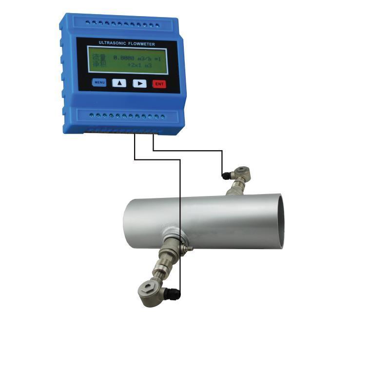 Factory TUF-2000M Pvc 1.0% Accuracy Rs485 Digital Water Flow Meter Modular Ultrasonic Flow Meter