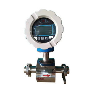 Tri-clamp stainless steel hygienic beverage beer milk electromagnetic flow meter sanitary flow meter