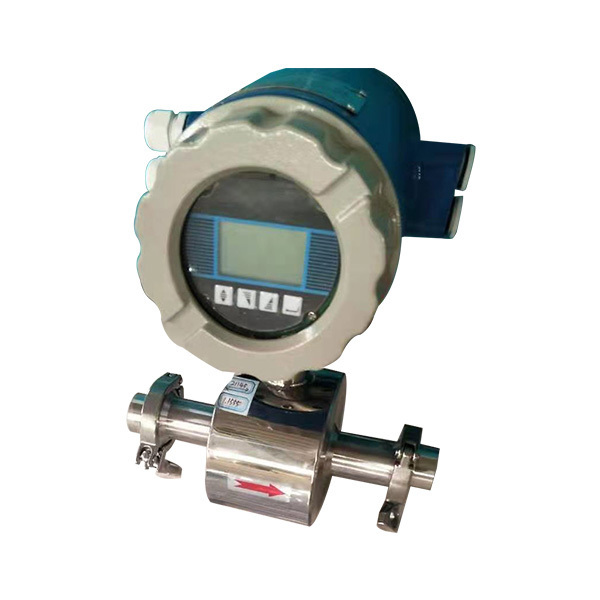 Tri-clamp stainless steel hygienic beverage beer milk electromagnetic flow meter sanitary flow meter