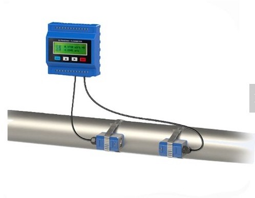 RS485 OEM TUF2000M clamp on water flowmeter Modular Ultrasonic Flow meter