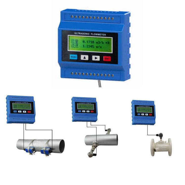 Factory TUF-2000M Pvc 1.0% Accuracy Rs485 Digital Water Flow Meter Modular Ultrasonic Flow Meter