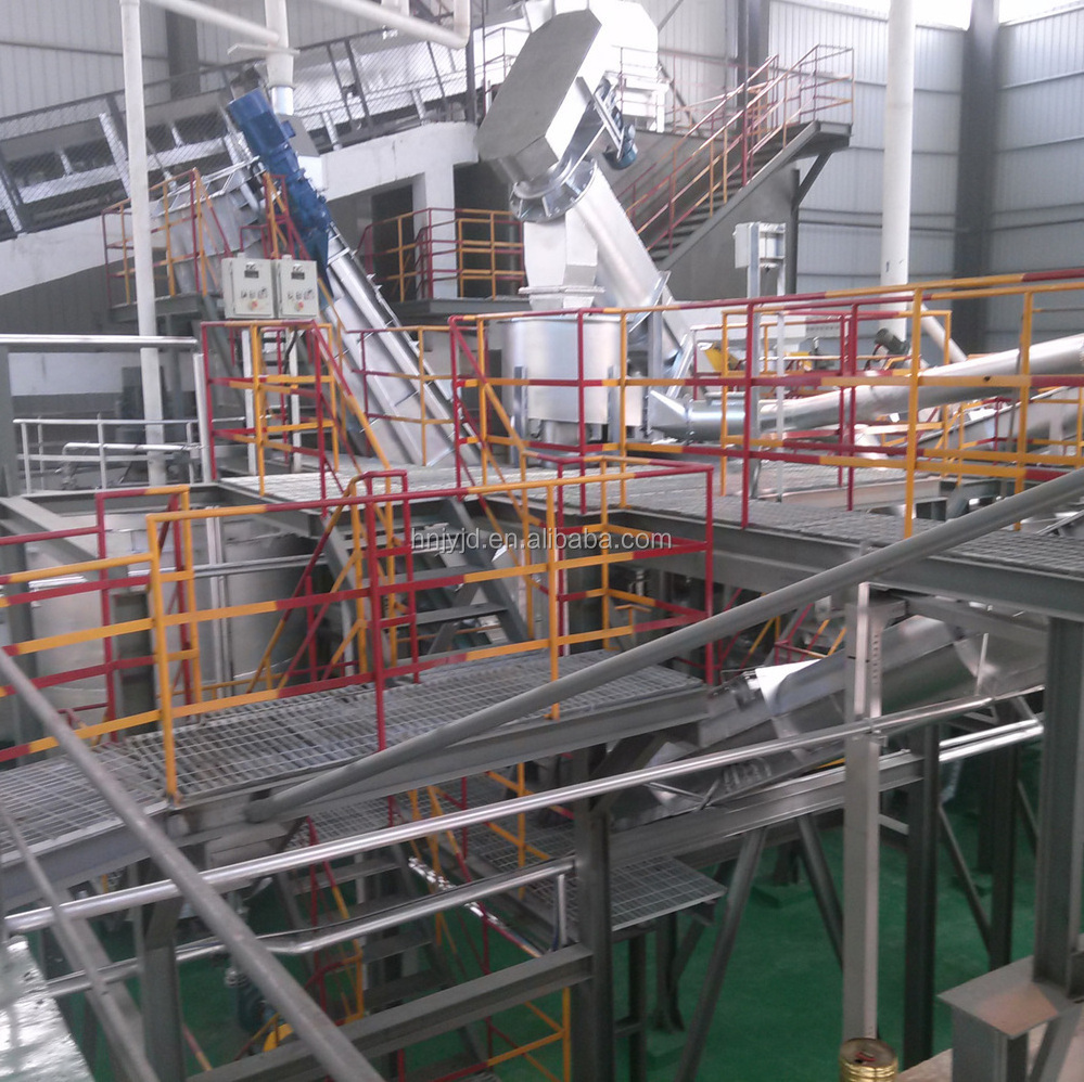 lead recycling machine used lead acid battery crushing and seperation recycling plant