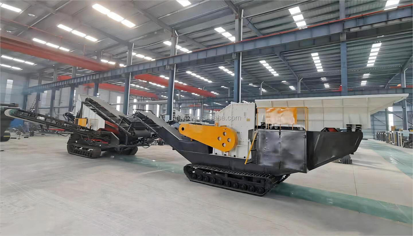 Construction Mining Equipment Machinery Portable Mobile Mini Stone Rock Jaw Crusher Machine Stone Crushing