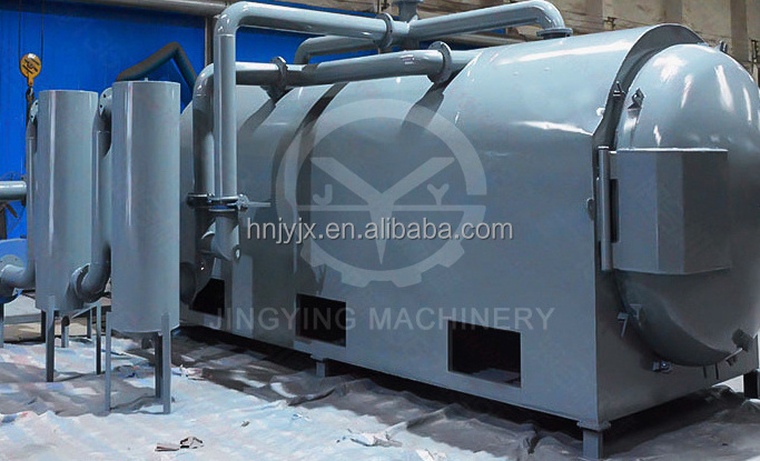 Big capacity sawdust briquette charcoal production line coconut shell biochar stove activated carbon machine