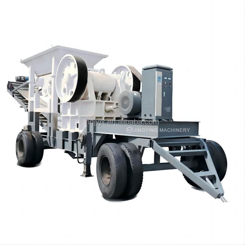 Mobile rock jaw crushers portable stone crusher machine price