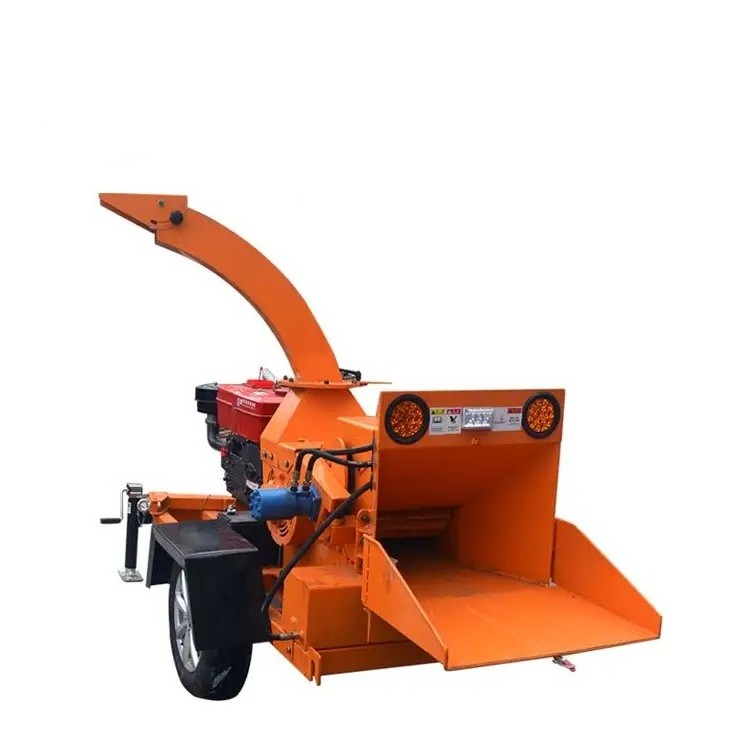 Energy saving pto electrical diesel engine wood crusher sawdust making machine tree branch hammer crusher