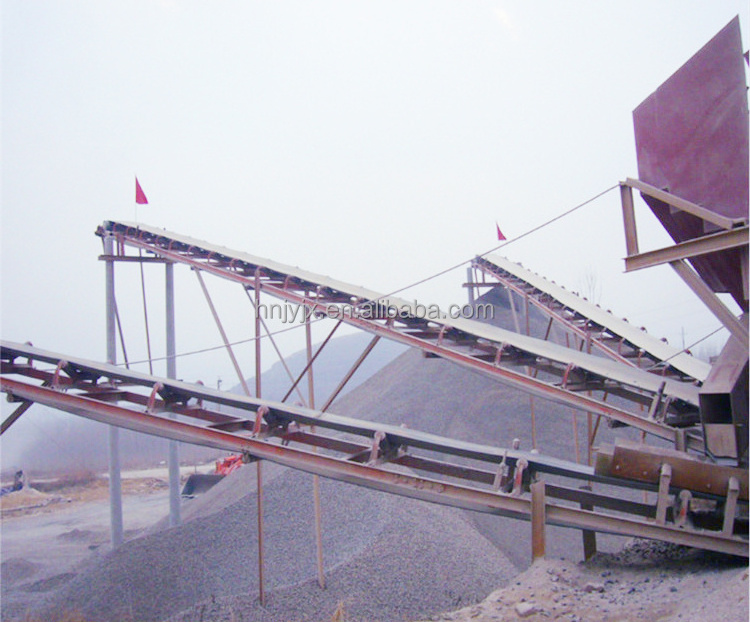 Hot selling construction crushing equipment B800 rubber belt conveyor machine for sale