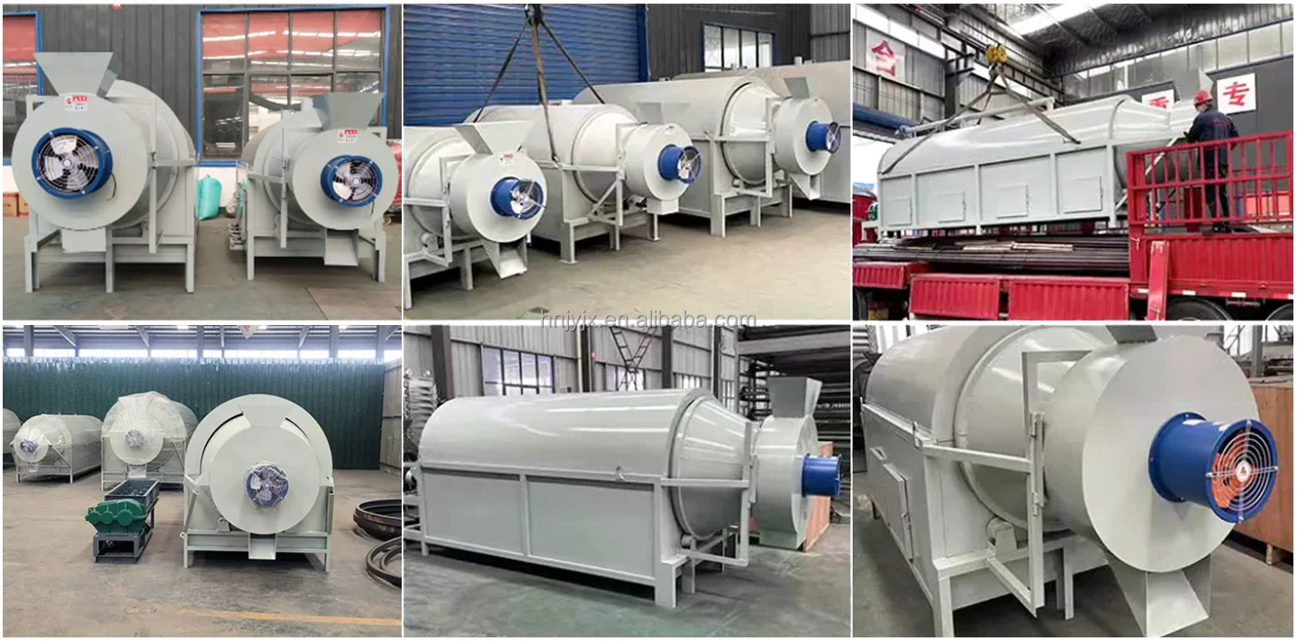 Biomass Sugarcane Waste Drying Machines Alfalfa Crop Straw Wood Chips Sawdust Biomass Dryer Machine