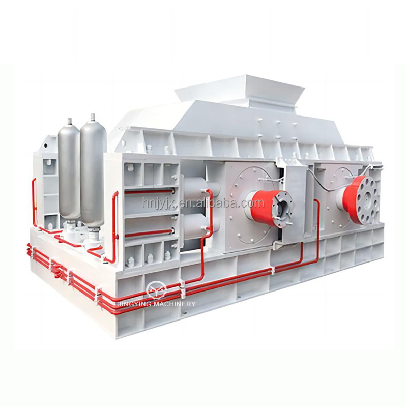 High Pressure Hydraulic 2 Roller Crusher Secondly Fine Coarse Crushing For Fine Sand Making Machinery Gold Ore Crushing Line