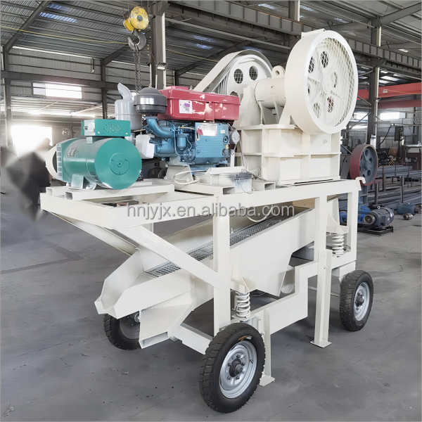 Jaw Crusher For Sale Mobile Stone Crusher Line Granite Rock Crusher Small Mini Stone Crushing And Screening Equipment