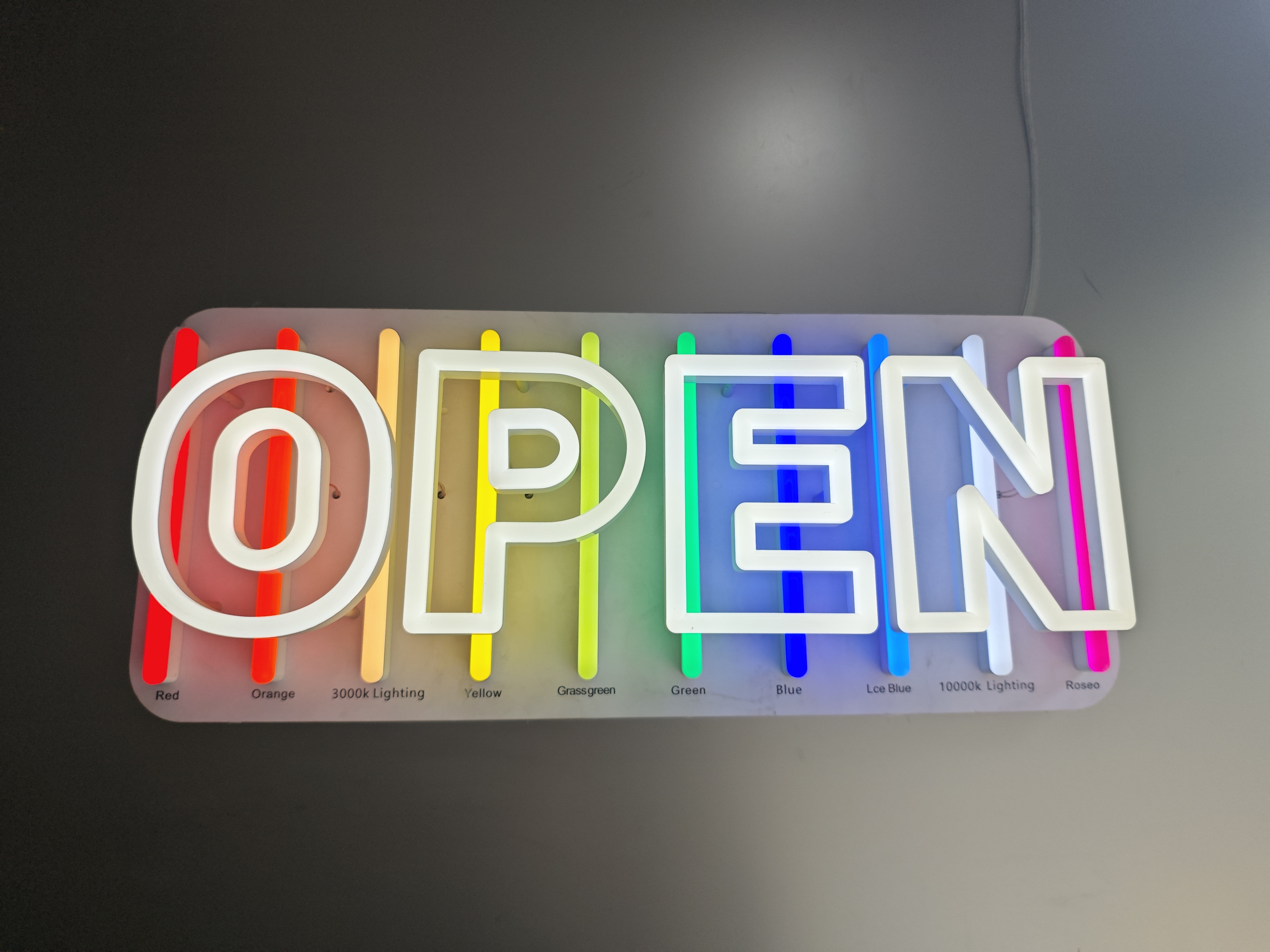 Casting Craftsman  coffee neon sign open sign store outdoor hang led open sign for business mall