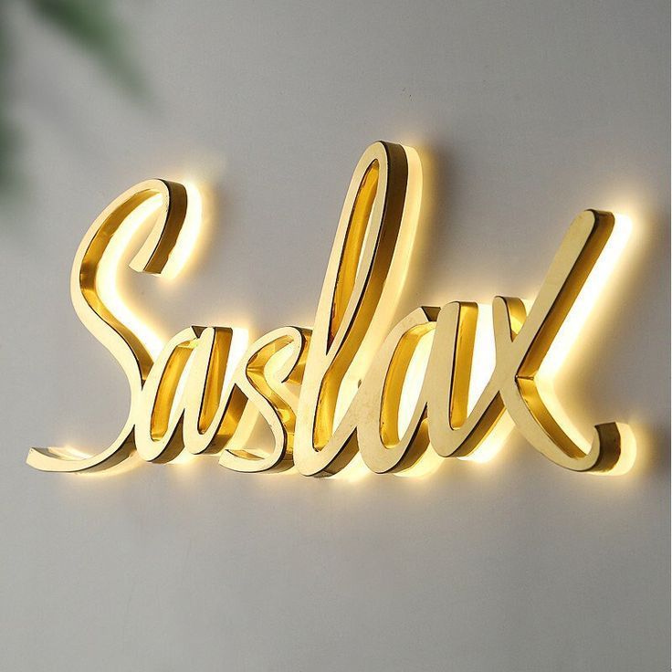 Custom LED neon sign Waterproof light-emitting acrylic diode rgb color letters led sign board