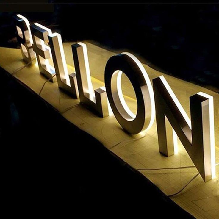 Custom LED neon sign Waterproof light-emitting acrylic diode rgb color letters led sign board