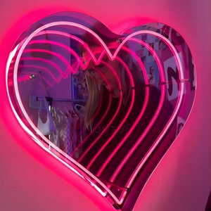 Mirror Customized Led Infinity Mirror Neon Decorative Manufacture  Infinite Multi-layer Mirror 3D Neon Sign Custom