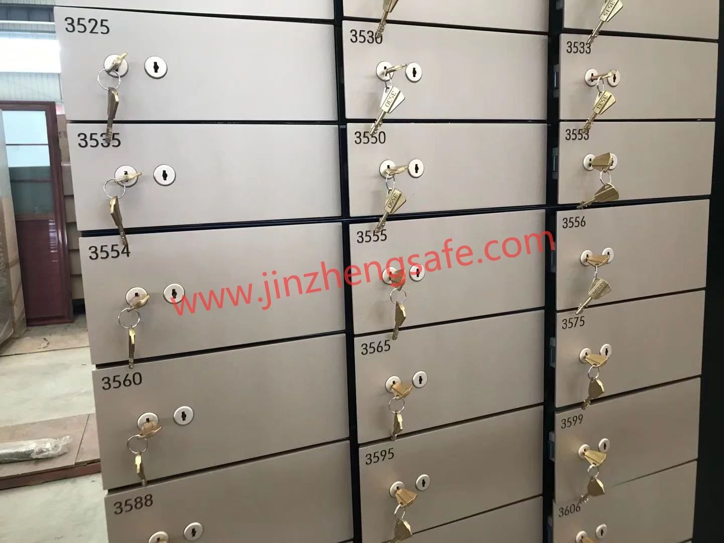 Copper key locks for safe deposit box dual key copper locks for bank safe deposit locker JZ-01 tested by lab high end locks