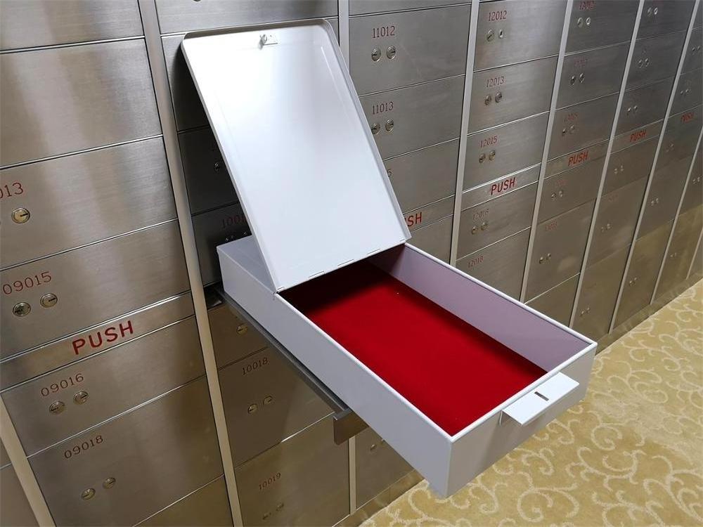 high security safe deposit box with double key locker for hotel and bank ODM/OEM manufacturer