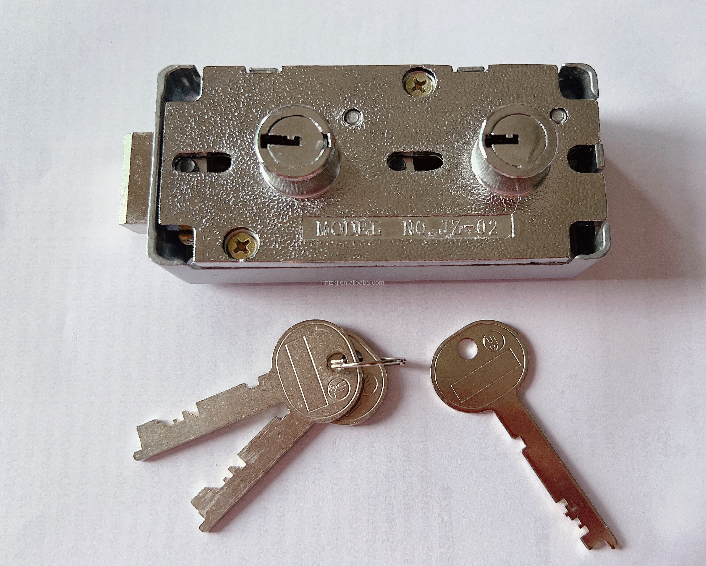 JZ-02 Two client Keys Safe Deposit Locks for bank safe deposit box lock and bullion locker