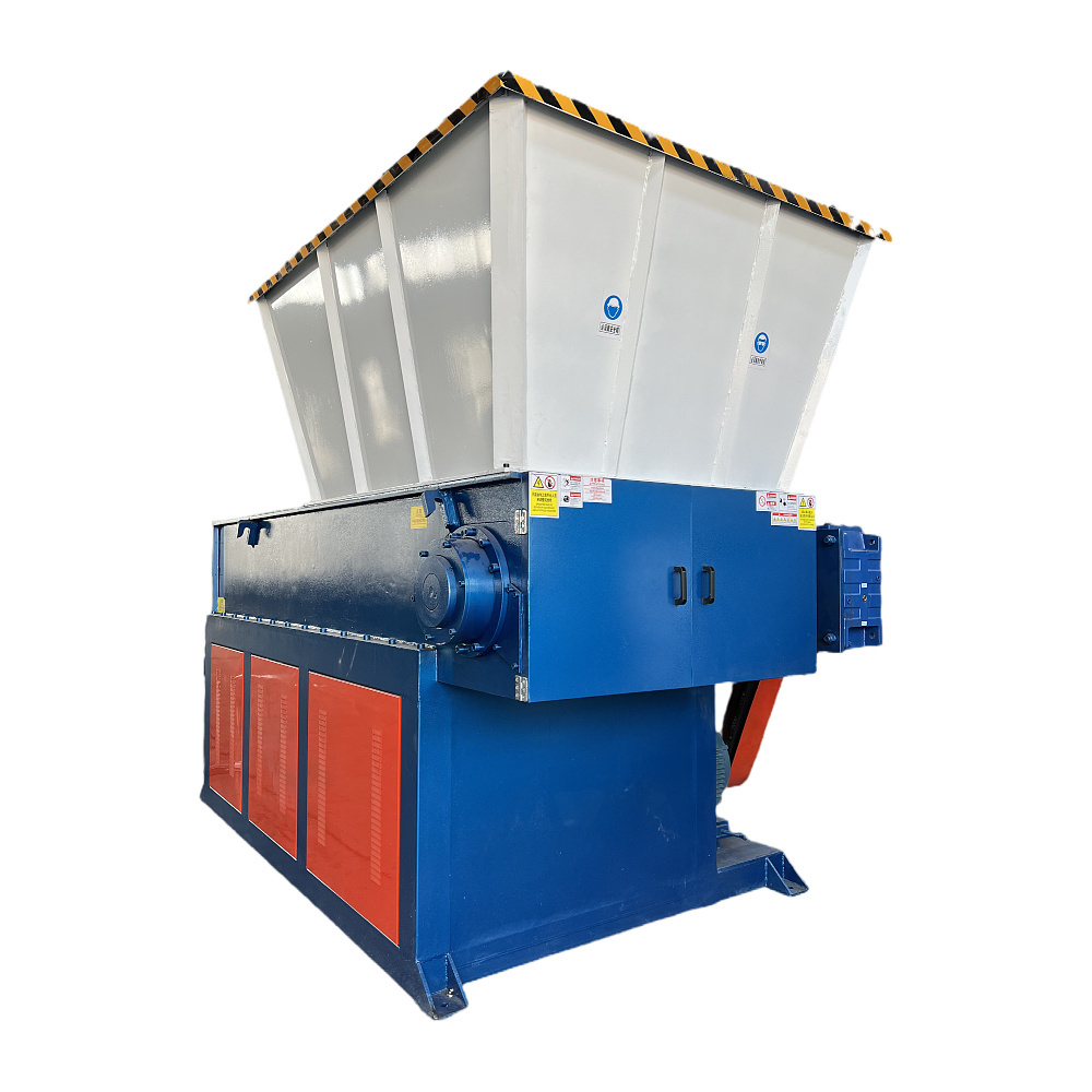 Single Shaft Waste Tire Recycling Machine Otr Tyre Shredder Machine For Sale