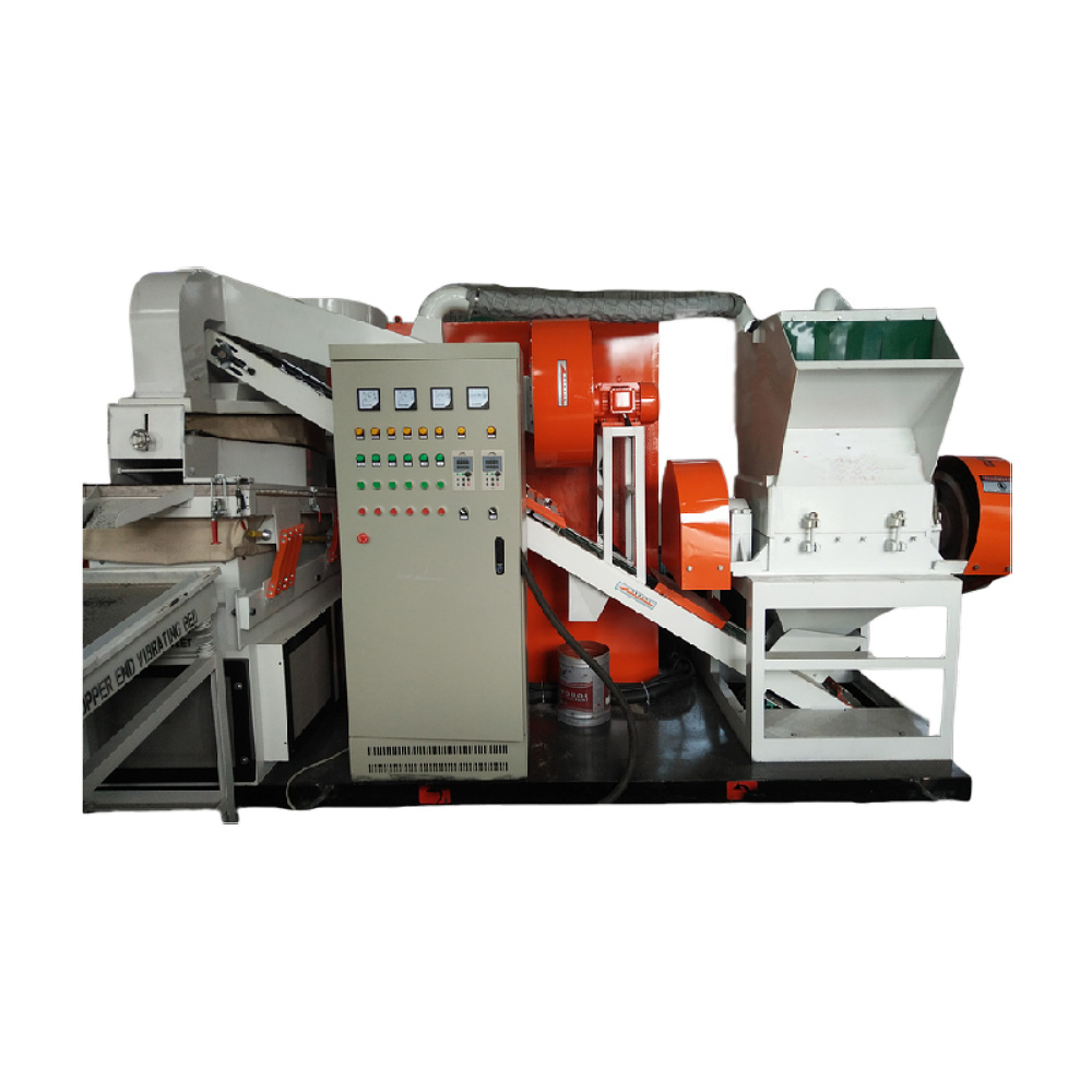 Scrap Copper Wire Separator Machine Granulators Separator Electric Wires And Cables