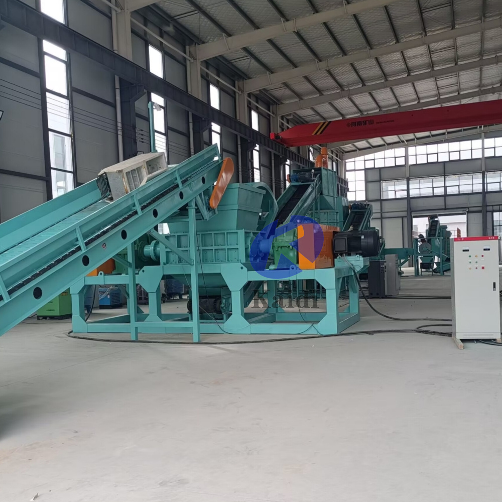 Electric Appliance Recycling Linee Scrap Refrigerator Shredding Machine