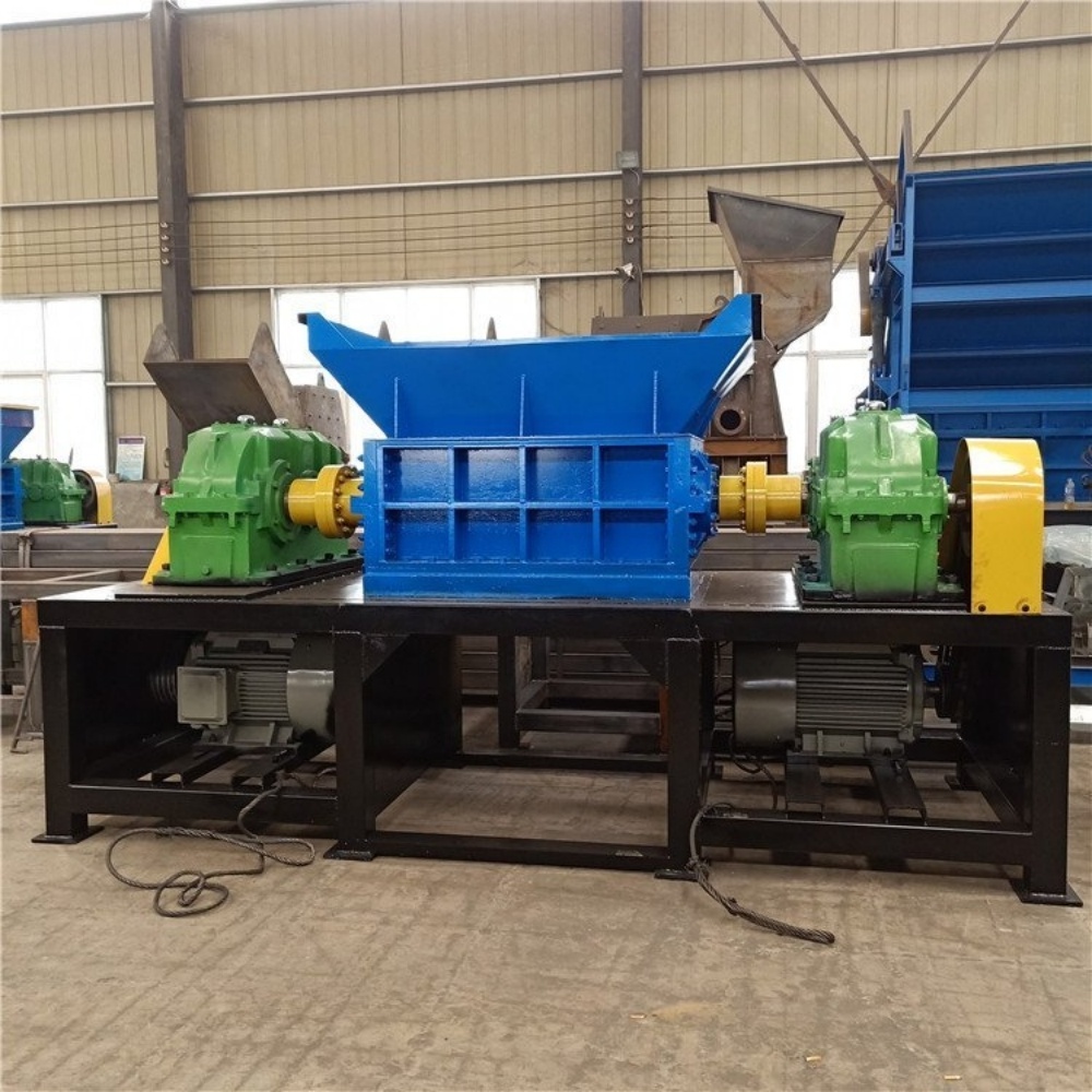 Automatic Car Tyre Shredder Machine Tire Recycling Plant  Tyre Shredder Machine 20t Per Hour