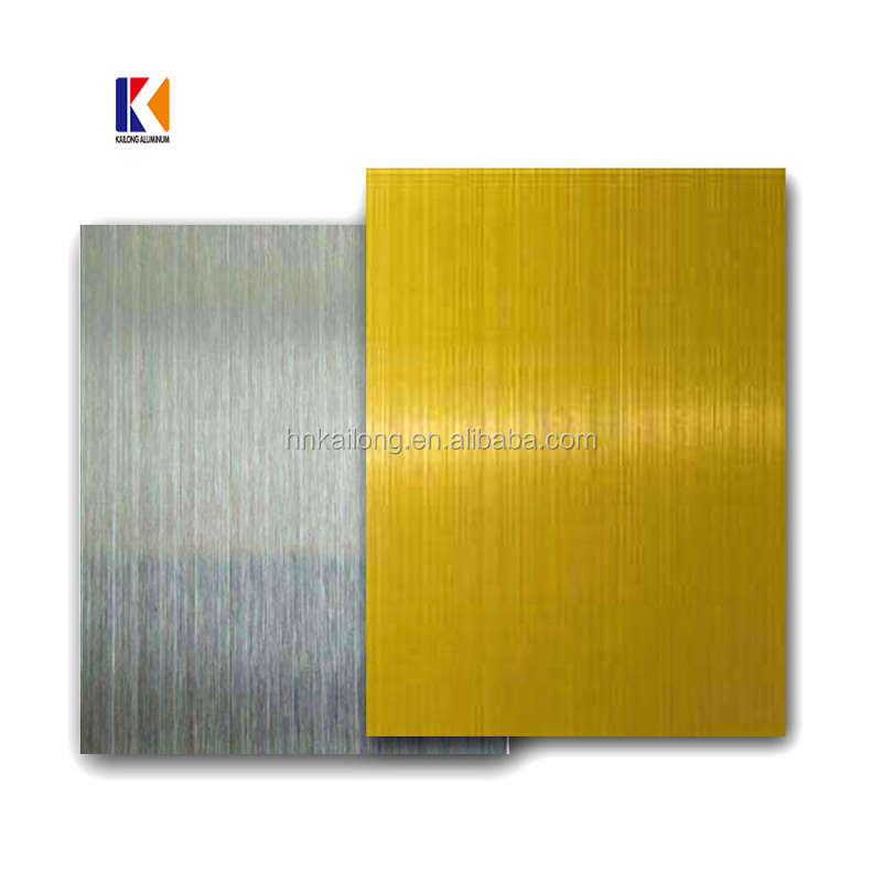 Brushed Aluminum Metal Oxide Plate Anodized Plate 1060 5052 6061 6063 Aluminum Brushed Sheet Plate for Decoration