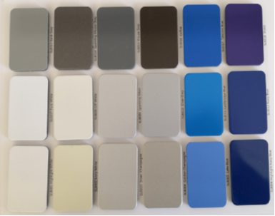 Color coated Aluminium 1060 alloy 0.9mm gray painted Aluminum sheet