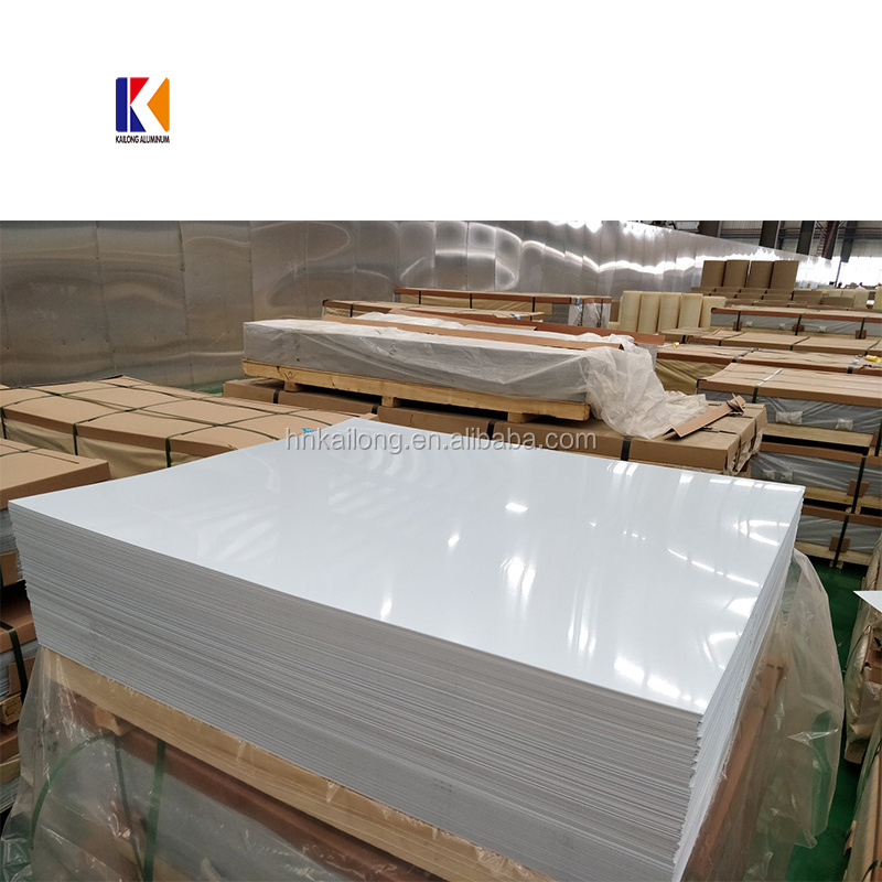 Color coated Aluminium 1060 alloy 0.9mm gray painted Aluminum sheet