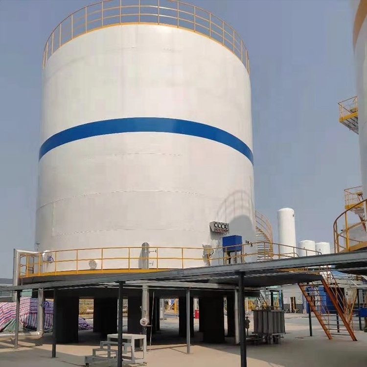 Liquid Cryogenic Tank LNG Storage Tank 10000m3 Large Single Container Cryogenic Liquid Tank For LNG LNG China Standard