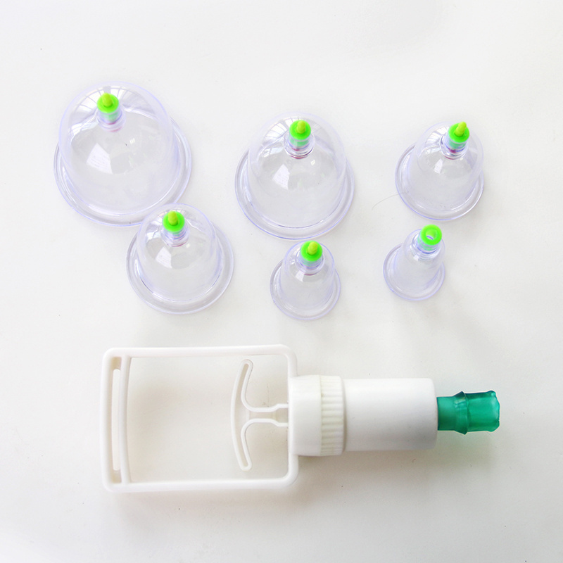 Traditional chinese therapy cupping set household pull out vacuum cupping message