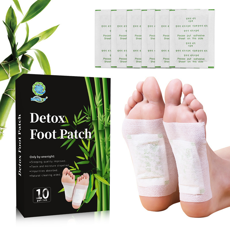 Hot Sales 100% Natural Herbal and Bamboo Vinegar OEM ODM Slimming Detox Foot Patch