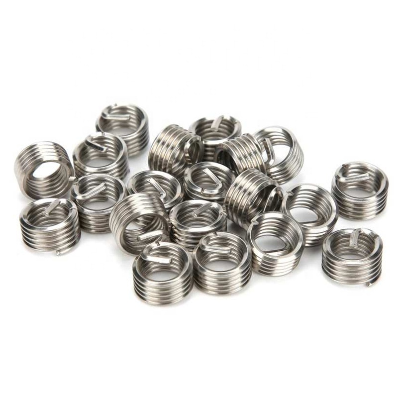 Stainless Steel SS304 M6 x 1.0 x 3D Length Coiled Wire Helical Screw Thread Inserts