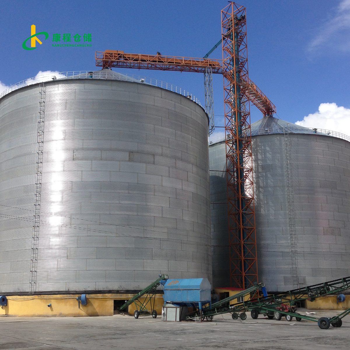 Small grain storage silos  Feed mill silos  Custom feed storage silos