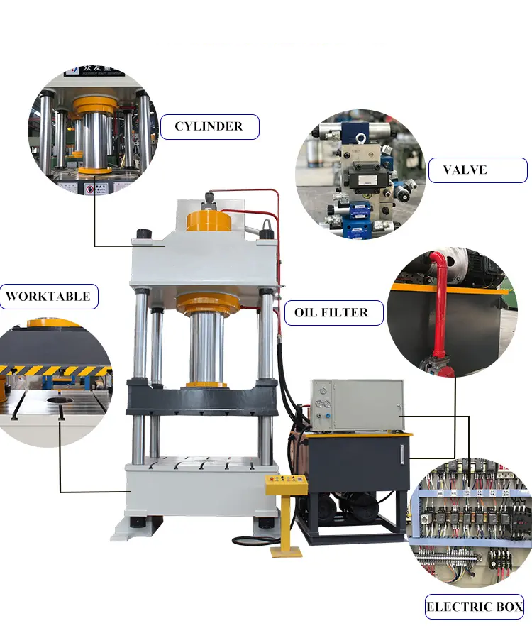 Full semi automatic hydraulic track press