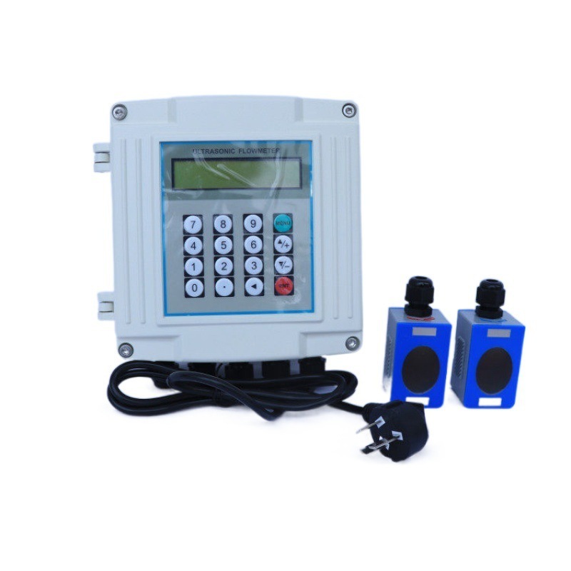 Inline Pipe Type Pulse Output Liquid Water Pulse Output Modular Liquid Digital Fixed Mounted Flow Meter Ultrasonic Flowmeter